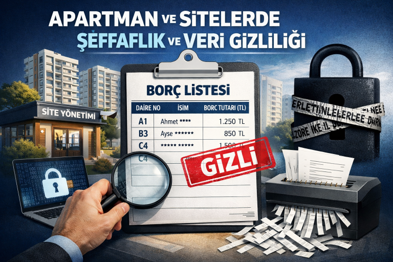 Apartman ve site yönetiminde veri gizliliği